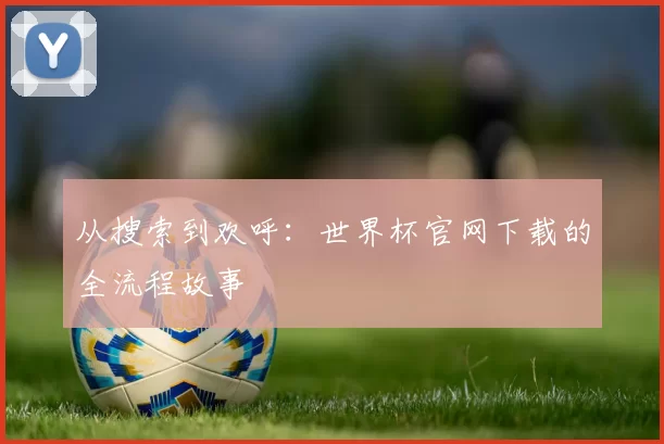 从搜索到欢呼：世界杯官网下载的全流程故事